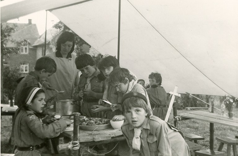 Unité scoute Lutins à Thirimont juillet 1964 - Clément Meurens003.bmp
