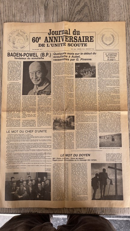 Journal du 60ème anniversaire Unité Scoute