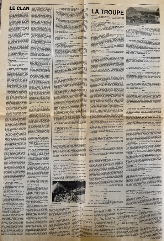 Histoire racontée de l'Unité Scoute