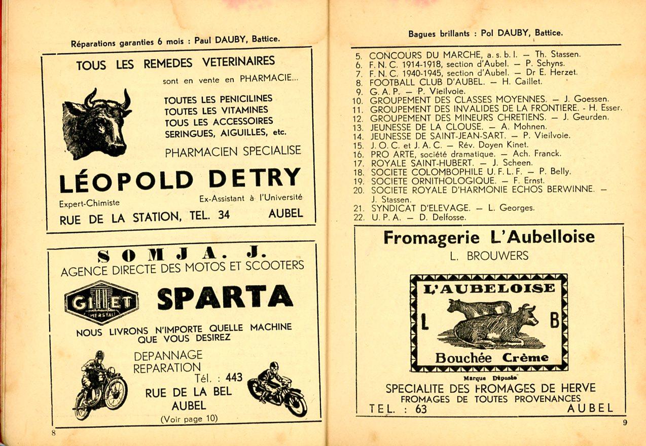 Livret Aubel Officiel Documentaire Commercial 1954-1955 - Malou Debiolles006.jpg