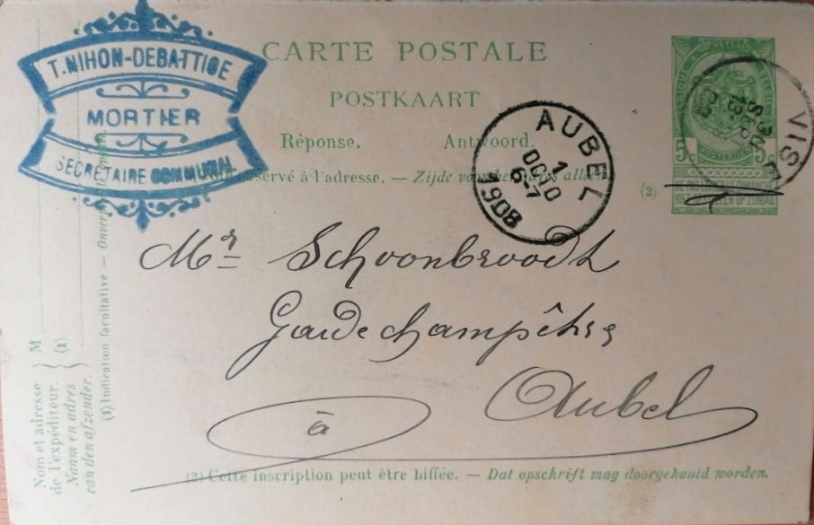 Vie quotidienne Service militaire Tirage de Priorité Carte postale1 1908 - Christian Haccour.jpg