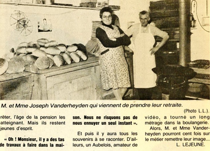 Vie quotidienne boulangerie Vanderheyden Jospeh rue Haes 1985 - Albert Mager123.jpg