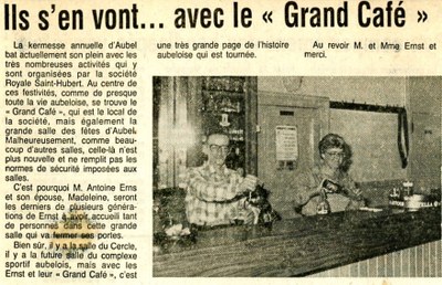 La fermeture du "Grand Café"