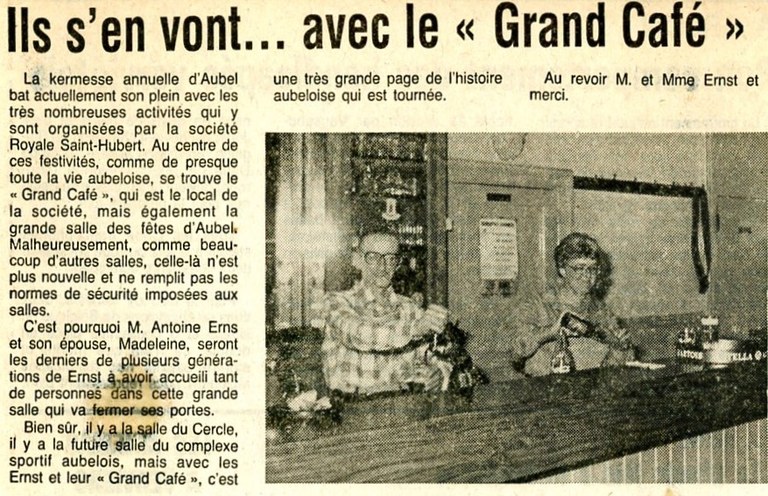 La fermeture du "Grand Café"
