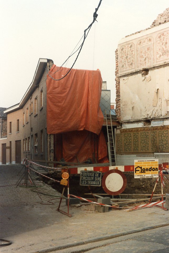 CP et Photos rue de la Station Destruction et reconstruction boulangerie pâtisserie Proumen 1987 - Marc Proumen055.jpg
