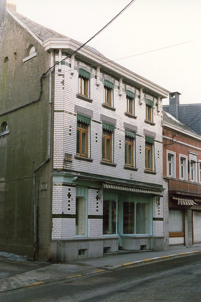 CP et Photos rue de la Station Destruction et reconstruction boulangerie pâtisserie Proumen 1987 - Marc Proumen056.jpg