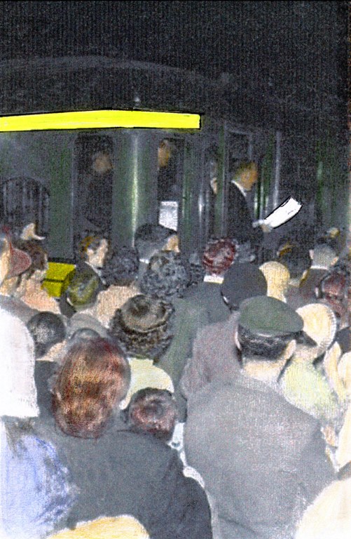 Le dernier train en gare d'Aubel