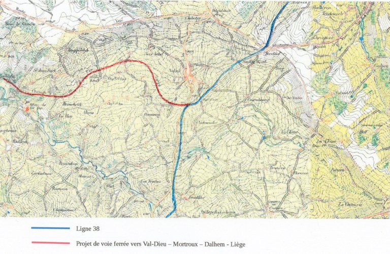 Liaison ferroviaire Liège - Vivegnis - Dalhem - Aubel - Hombourg - Plombières