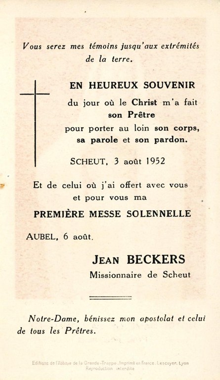 Première messe Beckers Jean 1952 - Lecloux-Baltus Marie-Josée 002.jpg