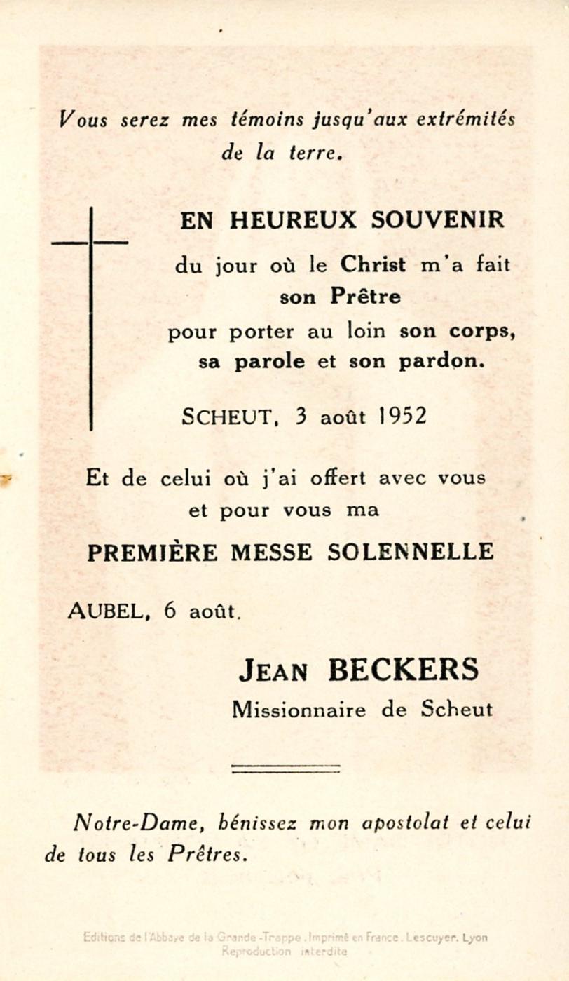 Première messe Beckers Jean 1952 - Lecloux-Baltus Marie-Josée 002.jpg