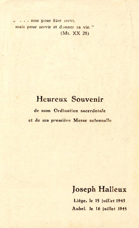 Première messe Halleux Joseph 1945 - Lecloux-Baltus Marie-Josée 002.jpg