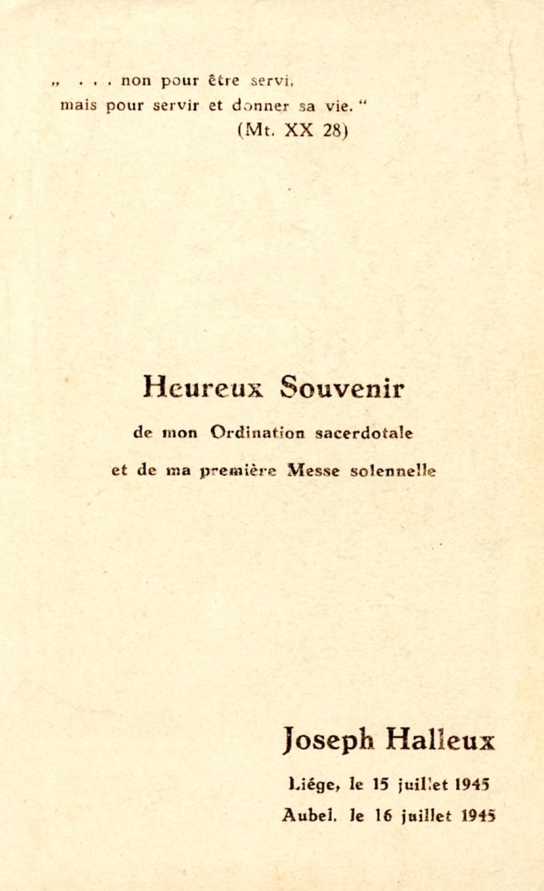 Première messe Halleux Joseph 1945 - Lecloux-Baltus Marie-Josée 002.jpg