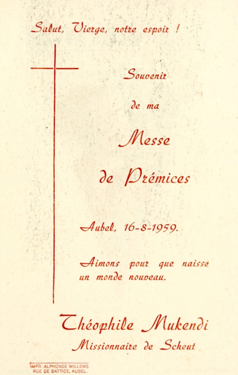 Première messe Mukendi Théophile 1959 - Lecloux-Baltus Marie-Josée 002.jpg