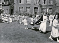 Procession en 1960 rue de Gorhez