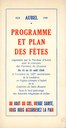 Programme du rosaire et des jeux scéniques en 1949.
